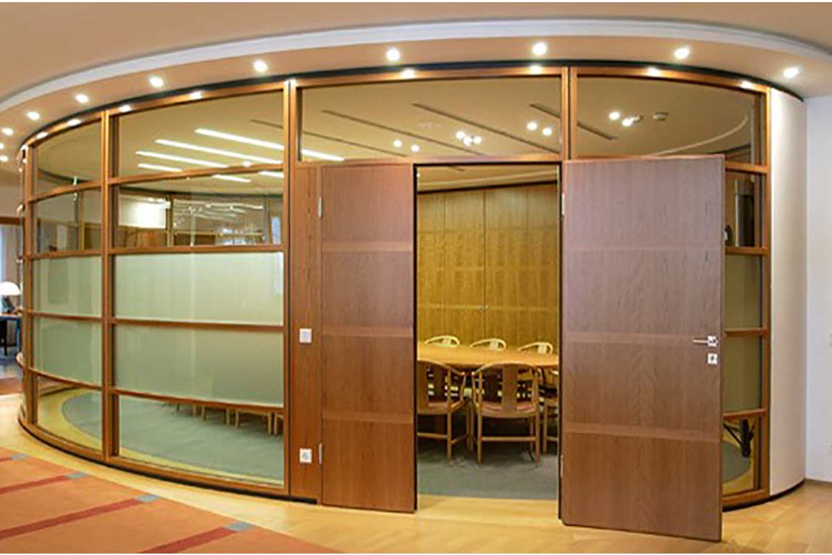 عکس پارتیشن اداری دوجداره