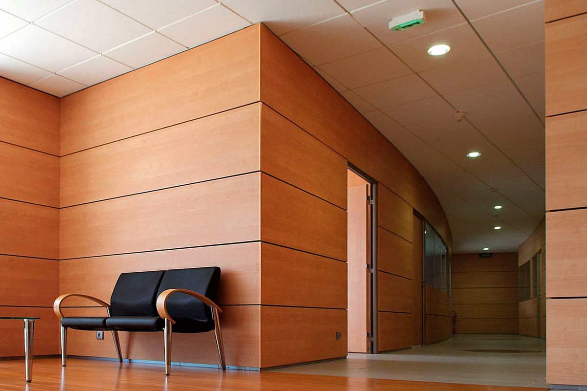 عکس پارتیشن اداری چوبی