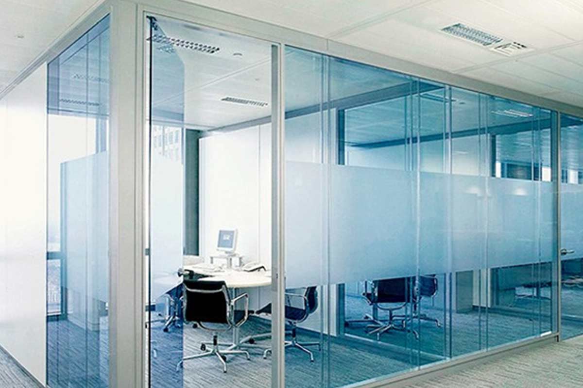 مدل پارتیشن اداری دوجداره