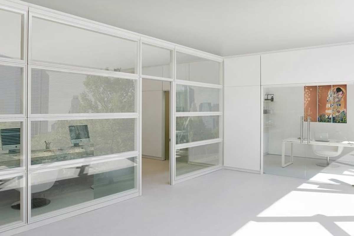 مدل پارتیشن اداری سفید