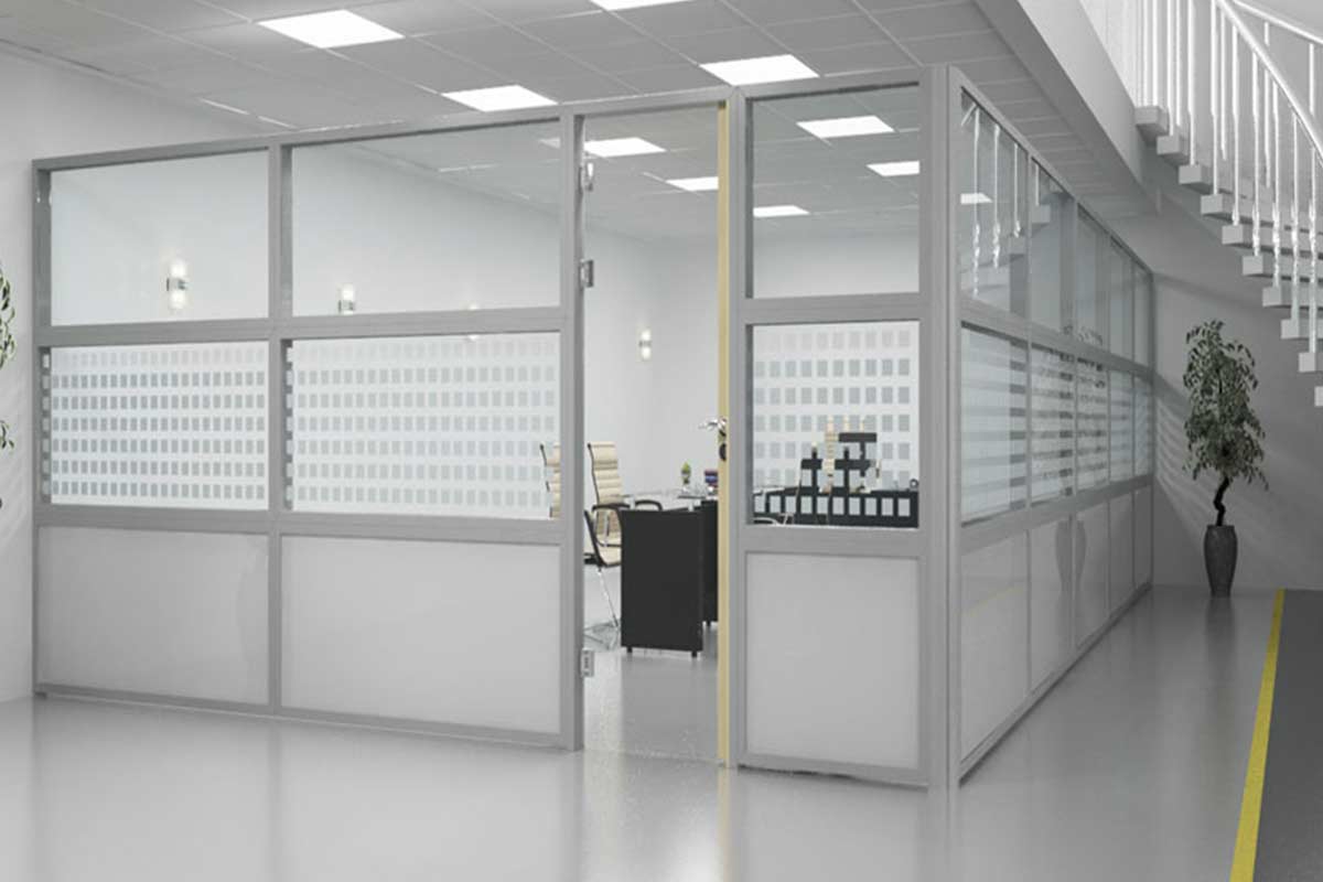 نمونه پارتیشن اداری آلومینیومی