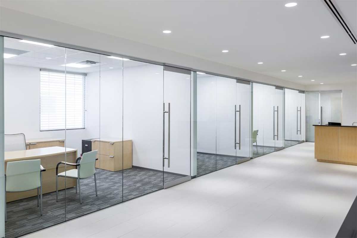 نمونه پارتیشن اداری فریم لس