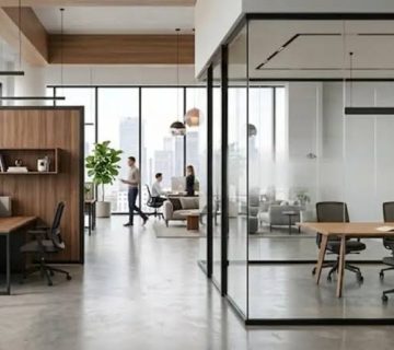 پارتیشن شیشه ای یا MDF